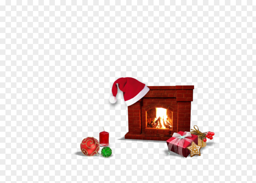 Santa Claus Image Christmas Day Fireplace PNG