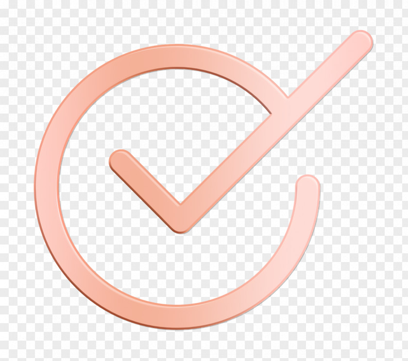Tick Icon Creative Outlines Checked PNG