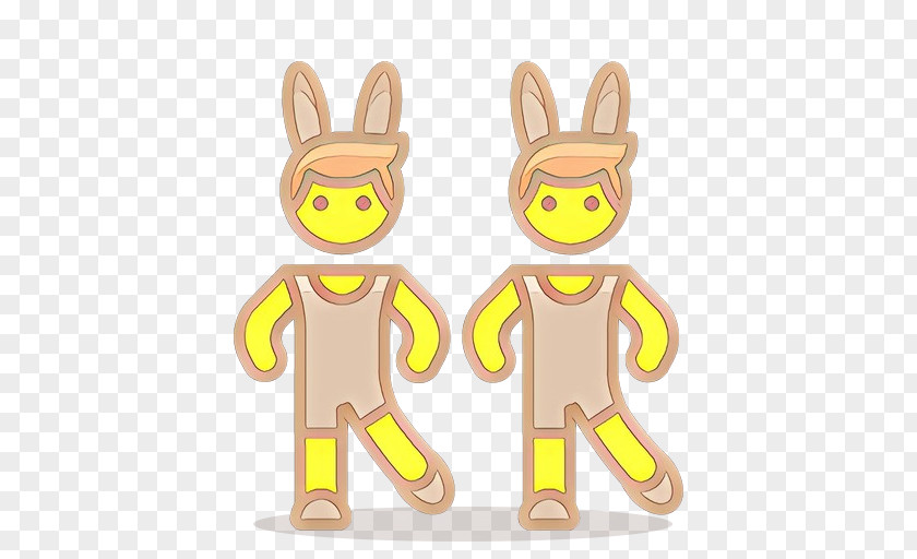Toy Ear Cartoon Yellow Nose Animation Gesture PNG