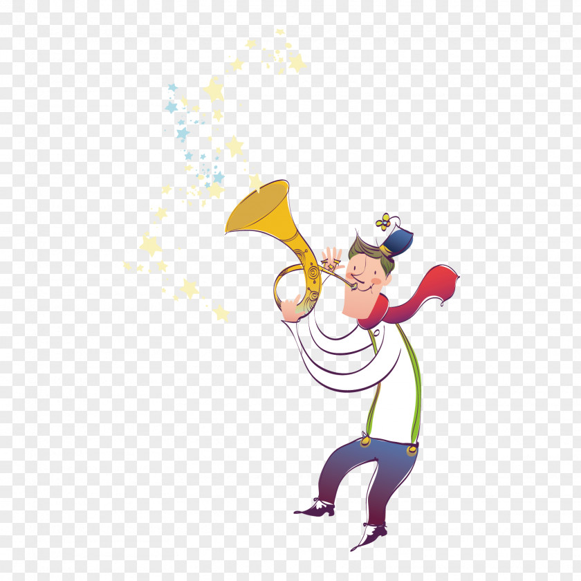Blowing The Man Of Illustration PNG