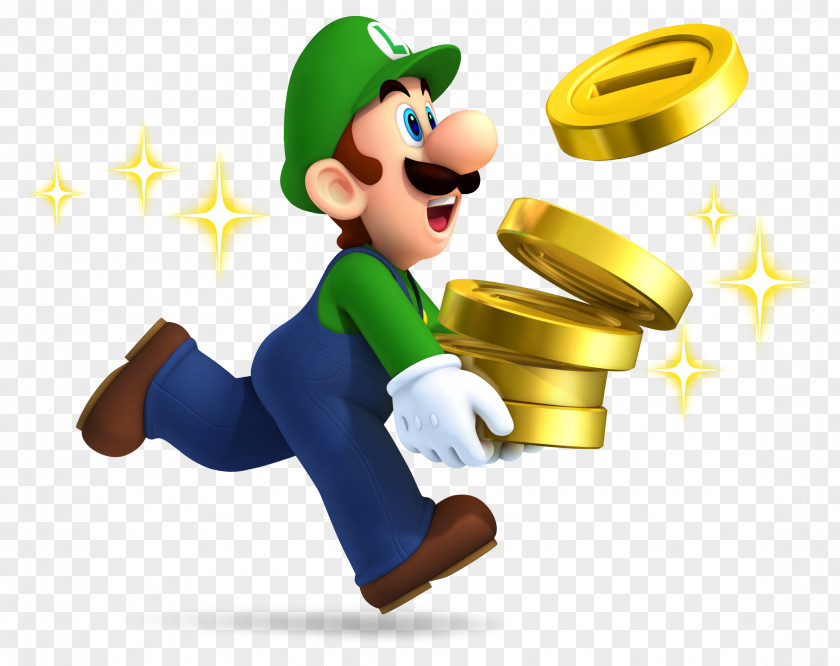 Luigi New Super Mario Bros. 2 U PNG