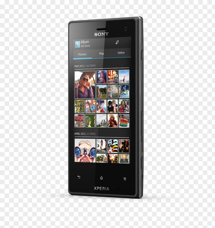 Smartphone Sony Xperia J T Mobile PNG