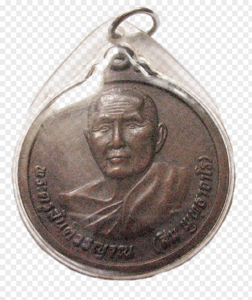 Amulet Thai Buddha Coin Locket Dzi Bead PNG