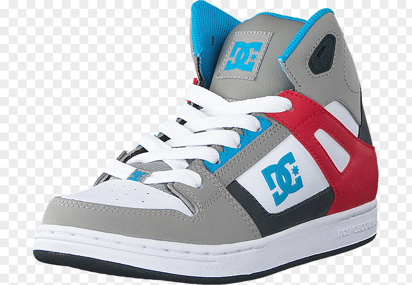 Dc Shoes Sneakers DC Blue Red PNG