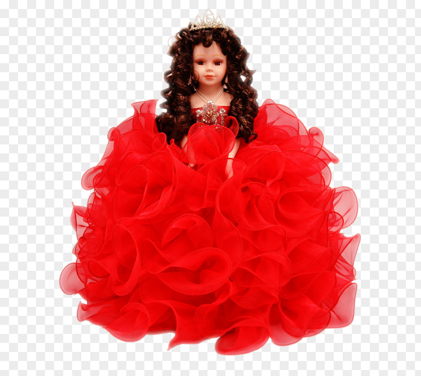 Doll Quinceañera Dress Gown Sweet Sixteen PNG