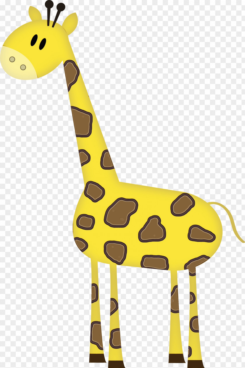Fawn Wildlife Giraffe Cartoon PNG