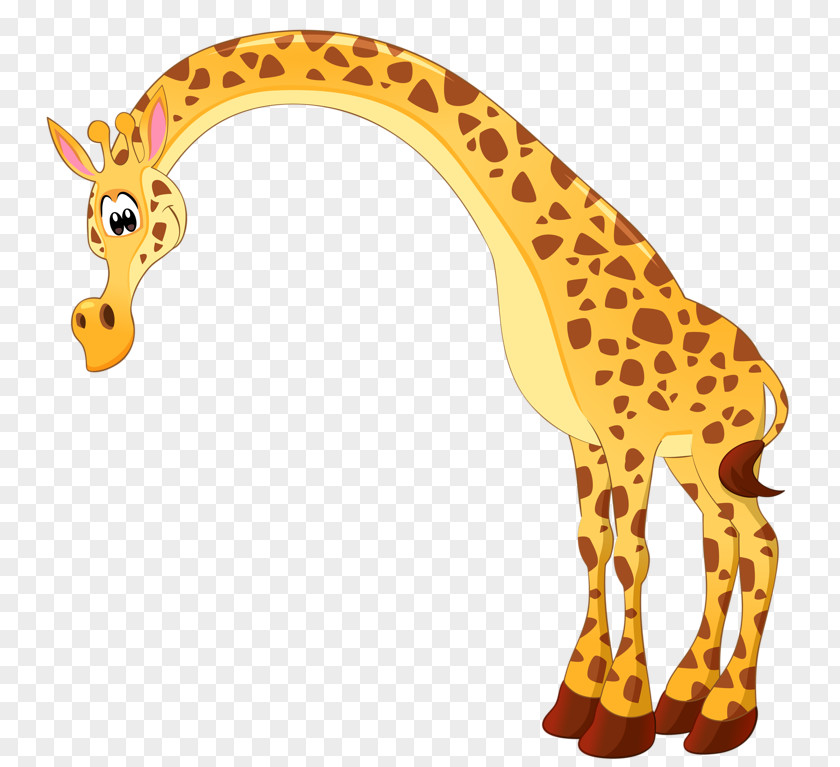 Hand-painted Giraffe Northern Drawing Painting Clip Art PNG