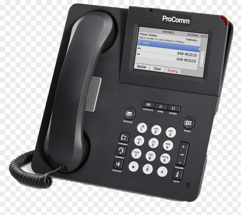 Handset VoIP Phone Avaya 9641G Telephone Voice Over IP PNG
