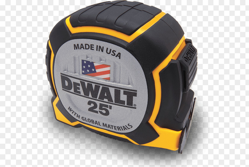 Measuring Tape Hand Tool Lithium-ion Battery DeWalt Electric PNG