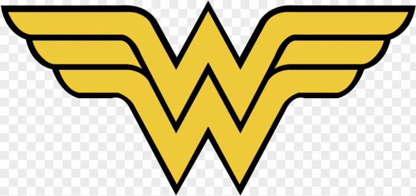 Wonder Logo Woman DC Comics Iron-on PNG