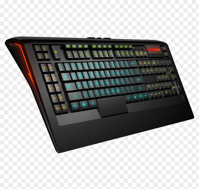 Black SteelSeries Apex 350 Gaming KeyboardApex Pro As Computer Keyboard Keypad 150 USB Membrane PNG