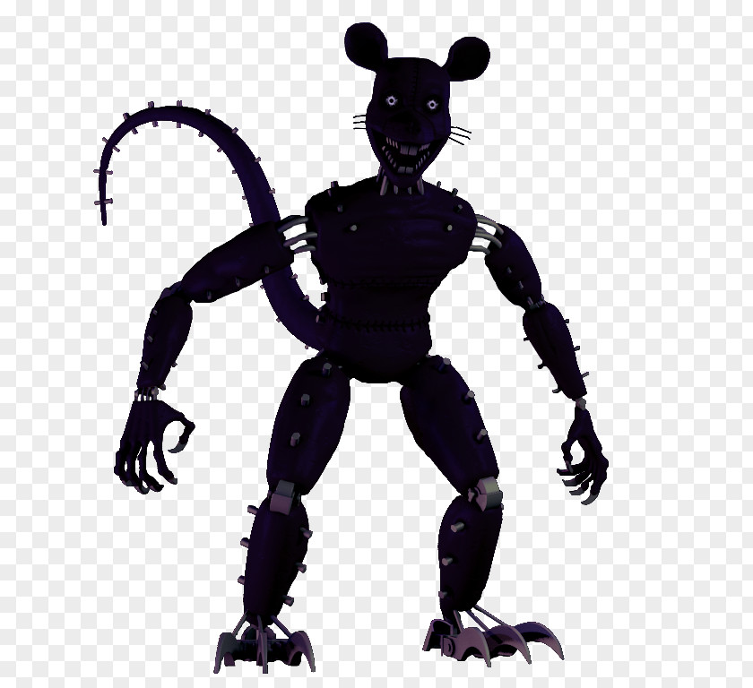 Fnaf Shadow Animatronics Five Nights At Freddy's 3 Ultimate Custom Night 4 Scott Cawthon Mouse PNG