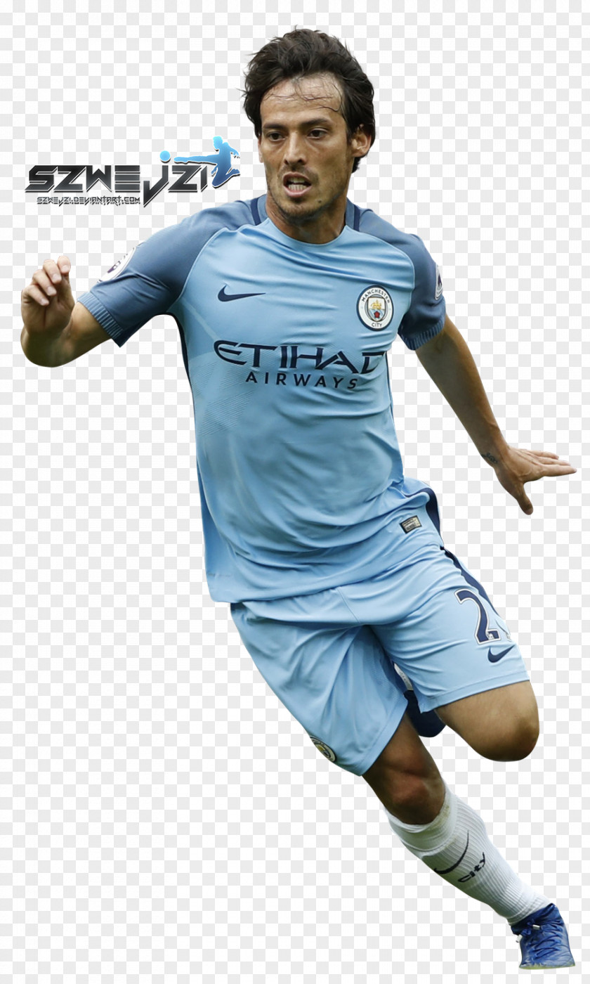 Football David Silva Manchester City F.C. Spain National Team Player PNG