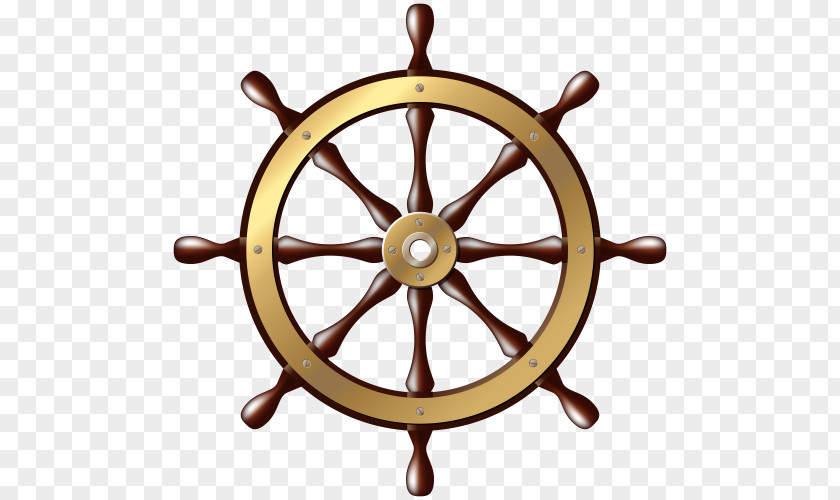 Steering Wheel Car Ship's Clip Art PNG