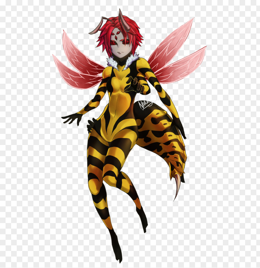 Watercolor Girls Insect Bee Drawing Wasp PNG