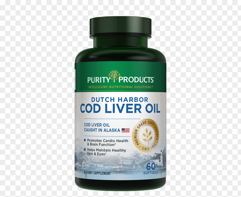 Cod Liver Oil Dietary Supplement Multivitamin Fish PNG