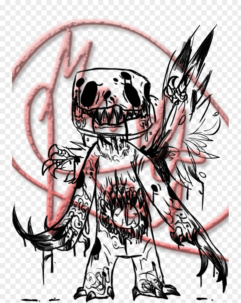 Demon Artist Work Of Art Sketch PNG