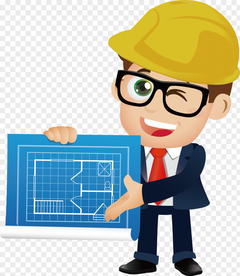 Engineer Architectural Engineering Cartoon PNG