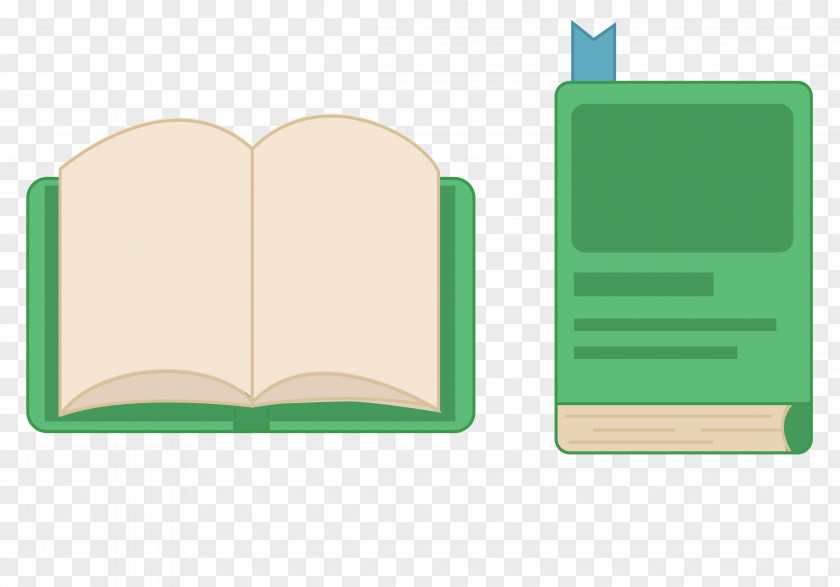 Green Books Blue Software Color PNG