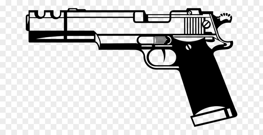 Handgun Firearm Pistol Clip Art PNG