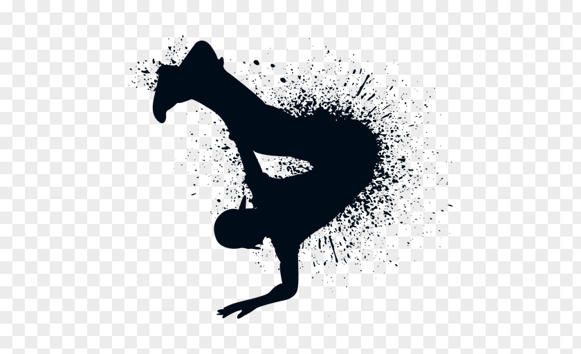 Silhouette Hip-hop Dance Graphics Breakdancing Image PNG