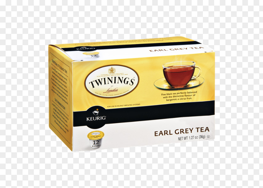 Tea Earl Grey Decaffeination Twinings Keurig PNG