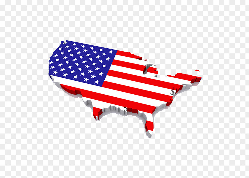 United States Map Flag Of The 3D Computer Graphics PNG