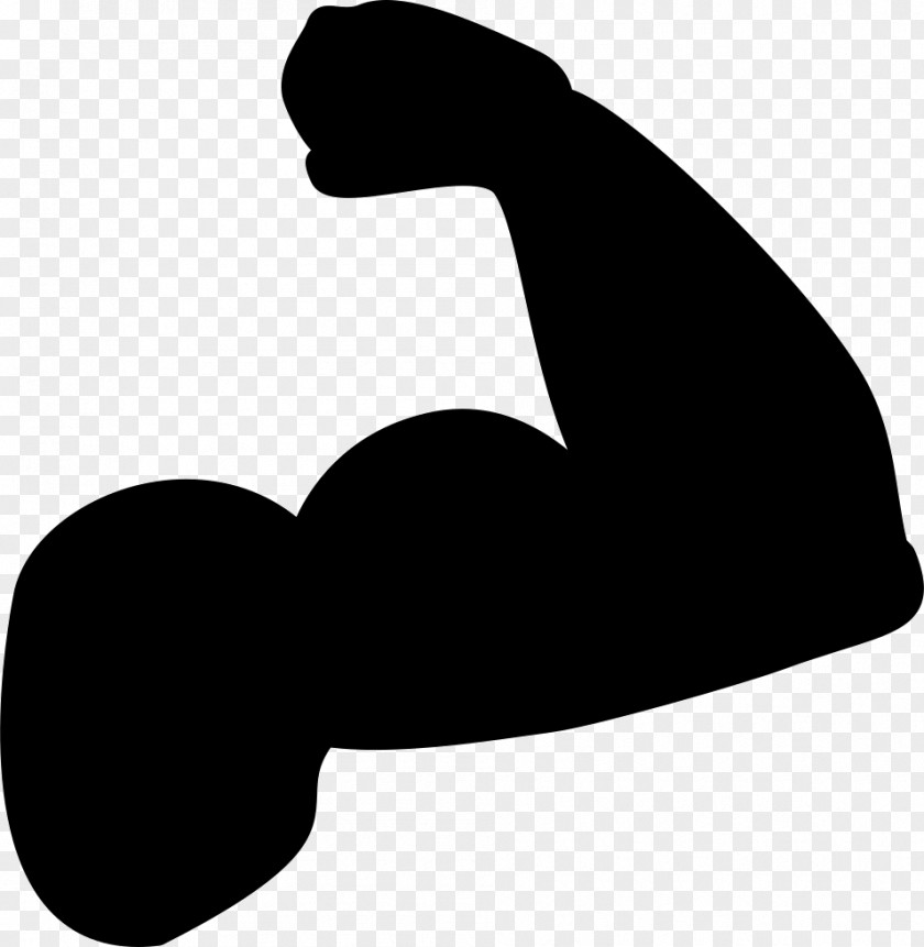 Arm Biceps Muscle Silhouette PNG