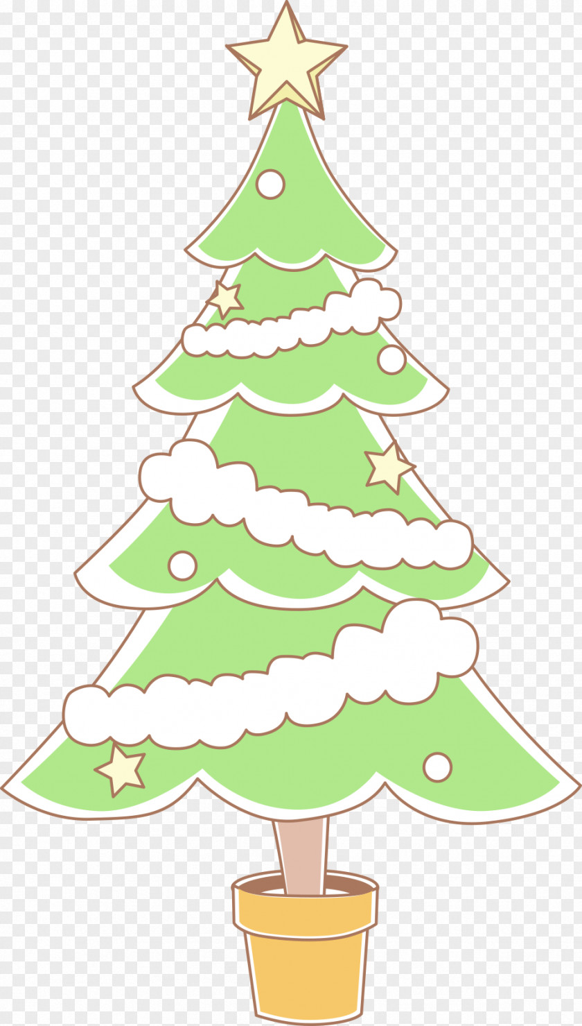 Fresh Green Christmas Tree Forest PNG