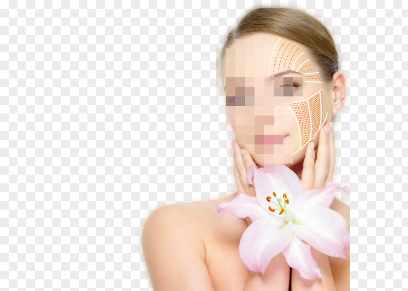 Supple White Smile Women Skin Care Facial Rejuvenation Massage PNG