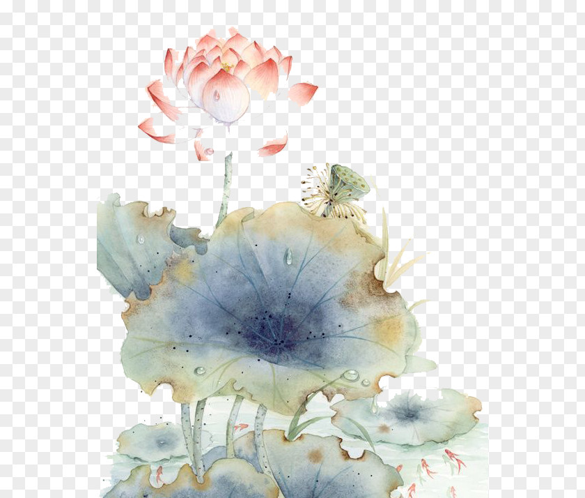 Watercolor Lotus PNG lotus clipart PNG