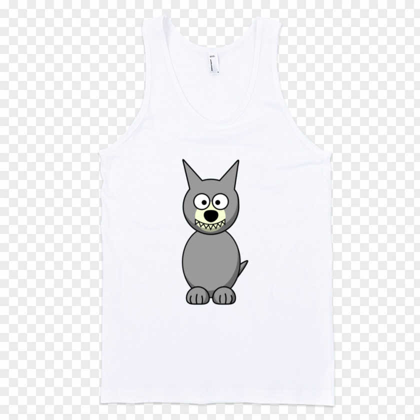 Angry Wolf T-shirt Gilets Sweater Unisex Top PNG