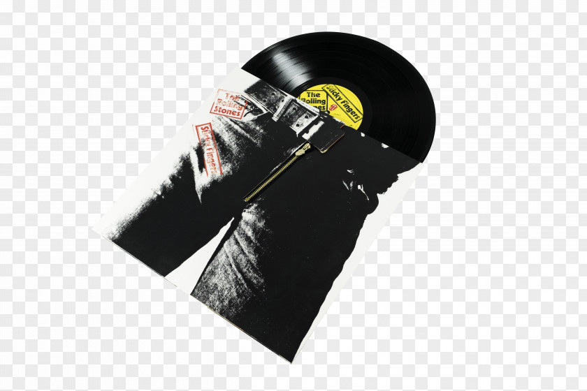 Design Sticky Fingers Phonograph Record Brand The Rolling Stones PNG