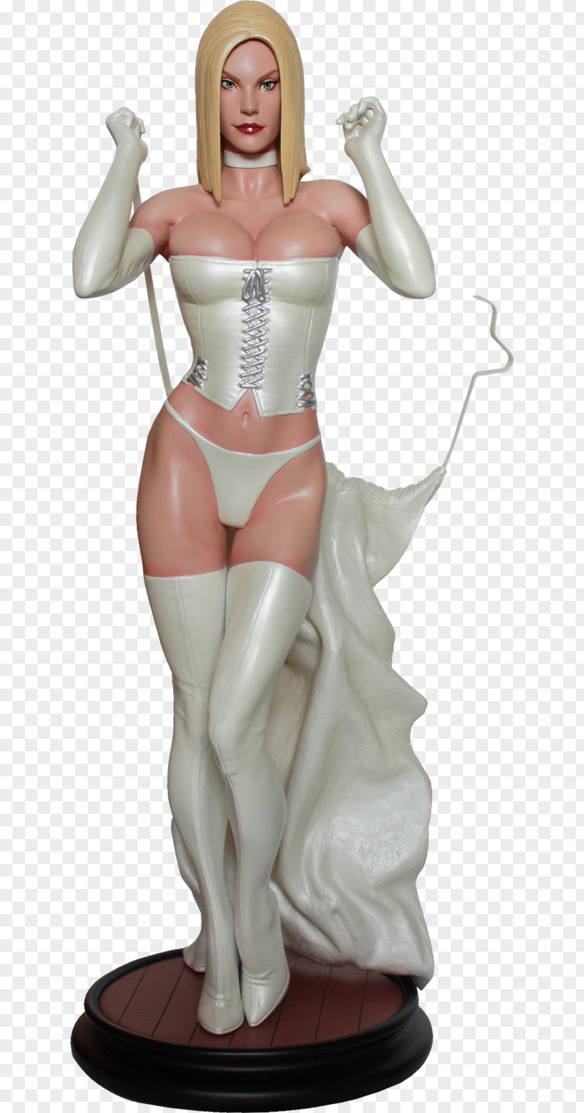 Emma Frost Statue Figurine Sideshow Collectibles Hellfire Club PNG