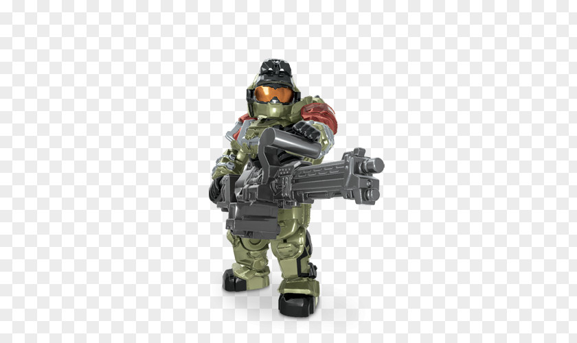 Halo Mega Bloks Figurine Soldier Militia Infantry Mercenary PNG