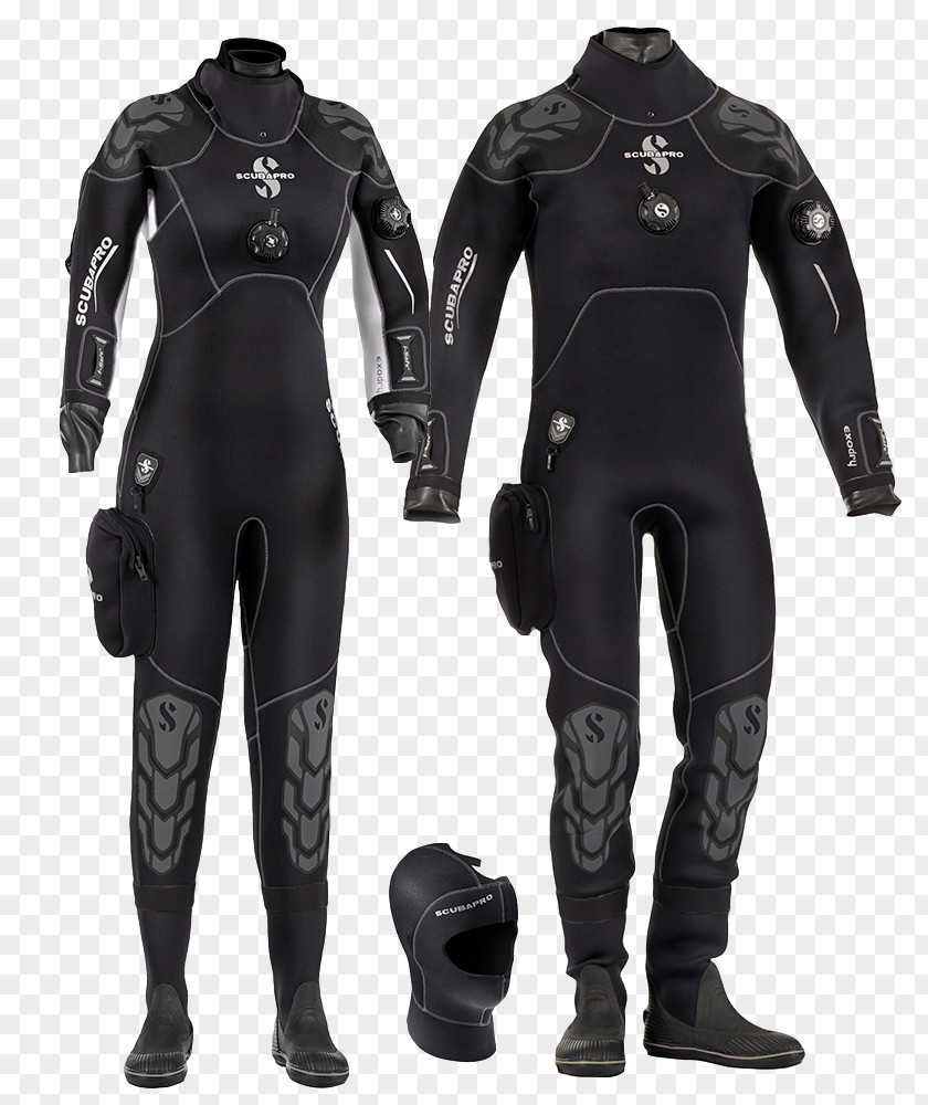 Scuba Diver ScubaPro Exodry 4mm Men's Wetsuit 60.085 Dry Suit Underwater Diving Scubapro L PNG