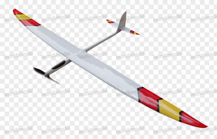 Aircraft Narrow-body Radio-controlled Glider Model PNG