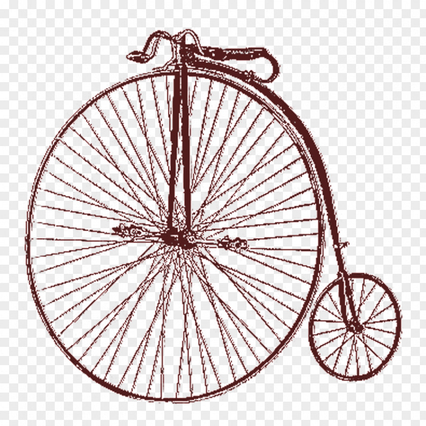 Bicycle Wheels Clip Art Penny-farthing Frames PNG