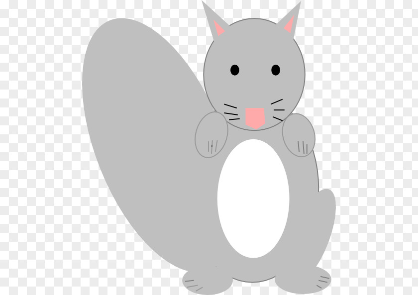 Gray Squirrel Clip Art Whiskers Openclipart Image PNG