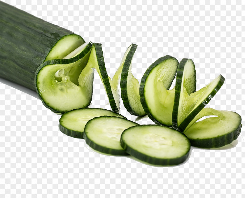 Green Cucumber Slices Qingkou Juice Human Skin Peel PNG