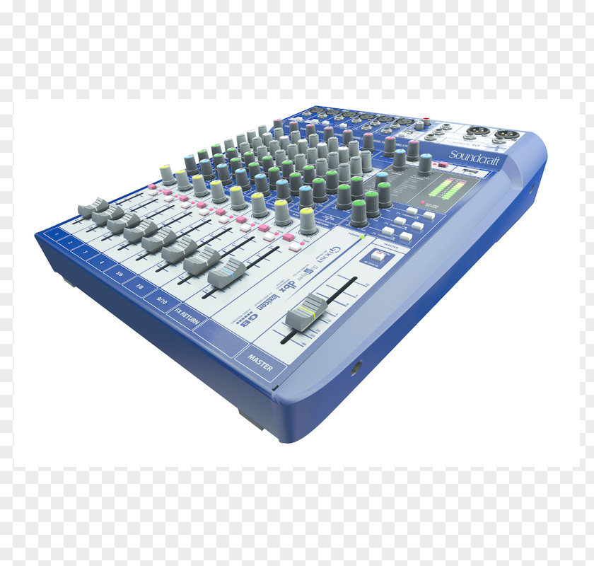 La's Largest Mixer Audio Mixers Soundcraft Signature 10 12 MTK PNG