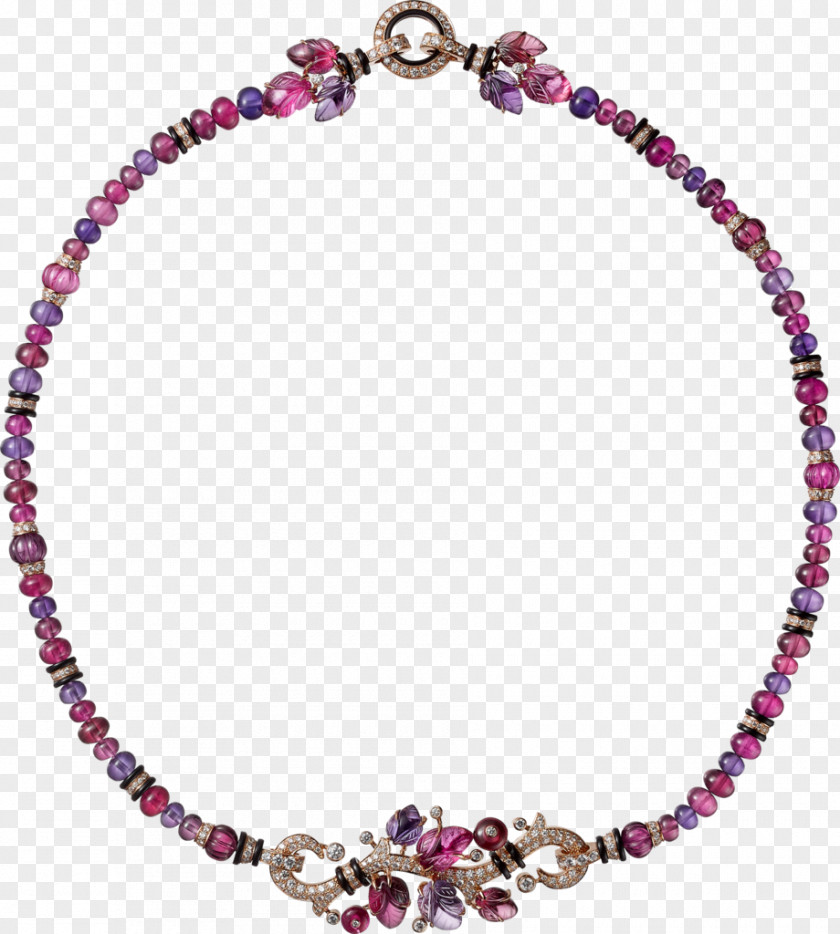 Necklace Amethyst Jewellery Pearl Cartier PNG