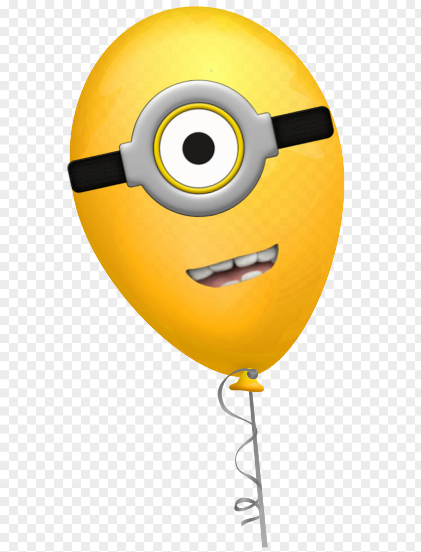 Balloon Minions Image Birthday PNG