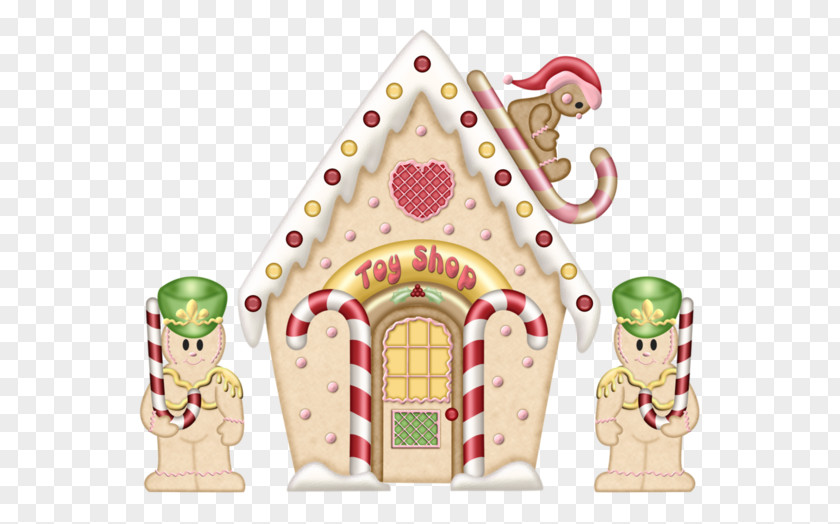 Christmas Gingerbread House Desktop Wallpaper PNG