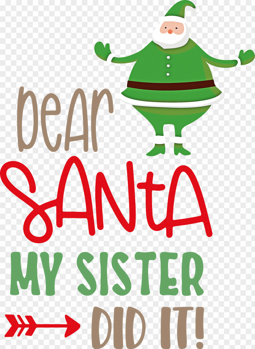 Dear Santa Christmas PNG