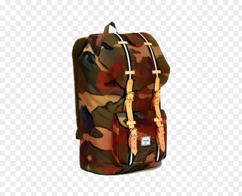 Hand Luggage Beige Backpack Cartoon PNG