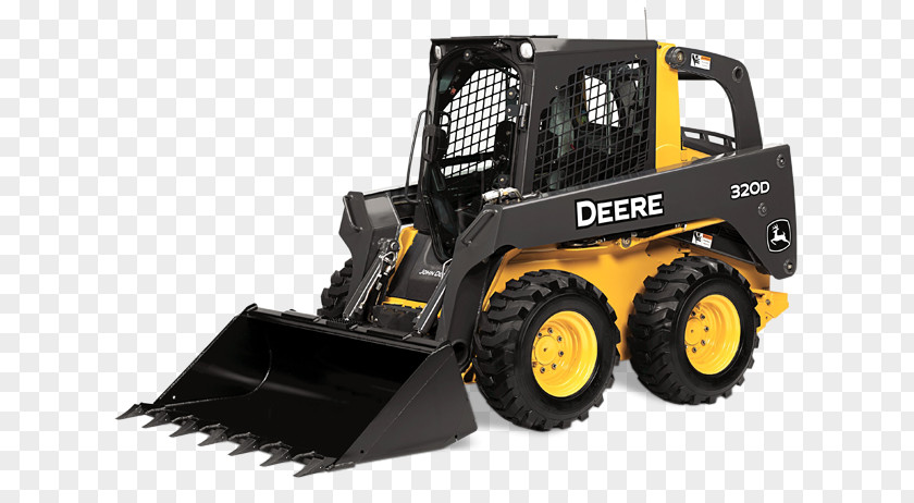 Skid Steer John Deere Skid-steer Loader Heavy Machinery Tracked PNG