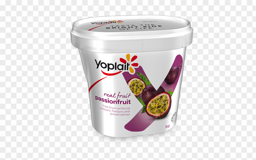 Yoplait Yoghurt Berry Cream Flavor PNG