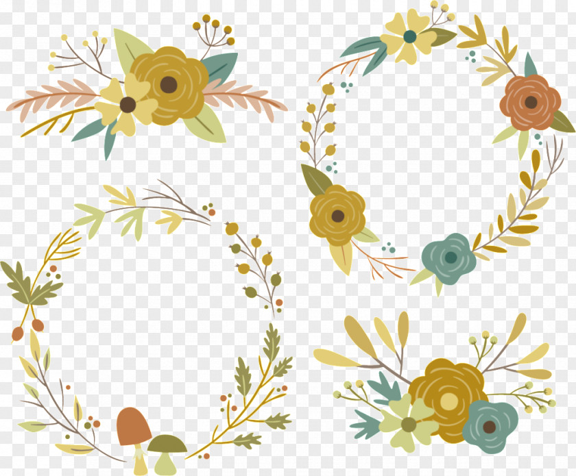 Advice Ornament Floral Design Garland Vector Graphics Wreath Flower PNG