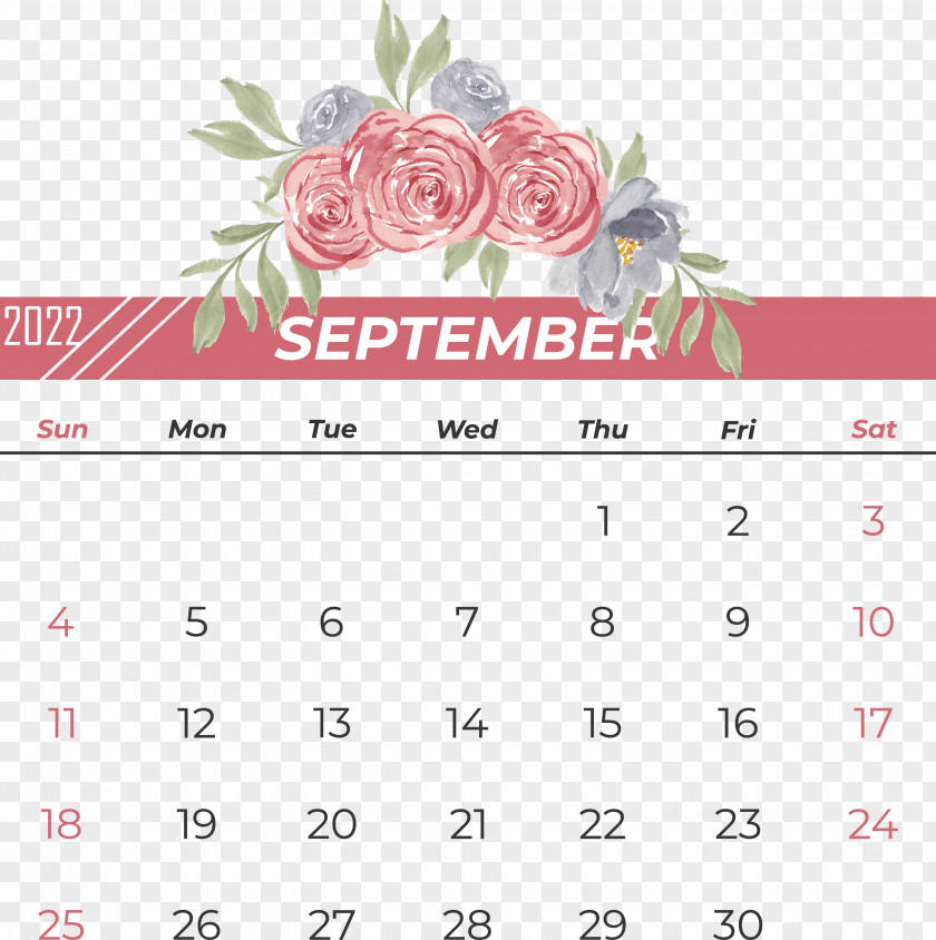 Calendar Font Flower Petal Pink M PNG